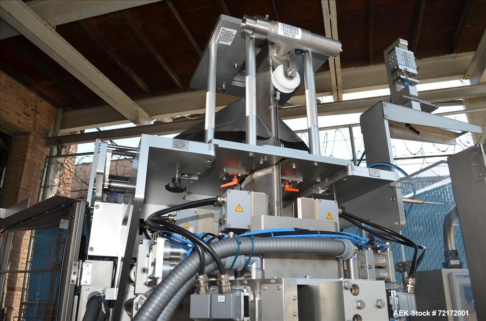 Used UVA Packaging Vertical Form, Fill, and Seal Machine, Model N400TX