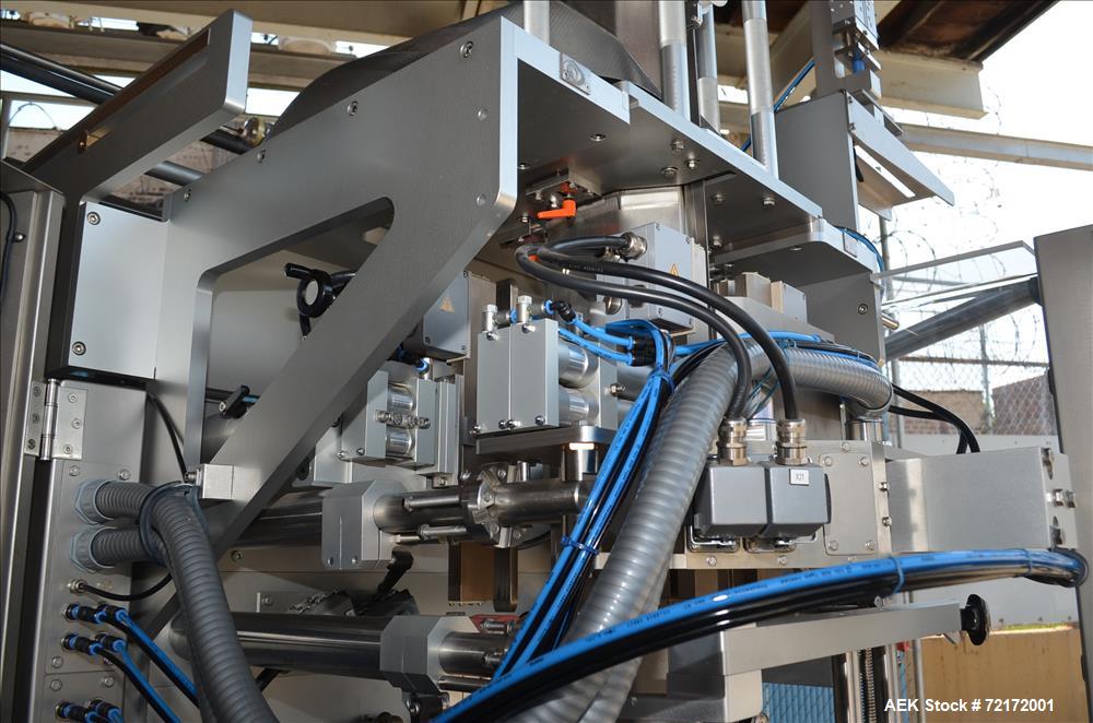 Used UVA Packaging Vertical Form, Fill, and Seal Machine, Model N400TX