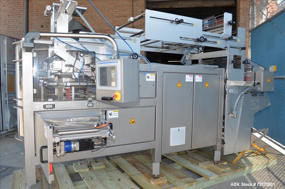 Used UVA Packaging Vertical Form, Fill, and Seal Machine, Model N400TX