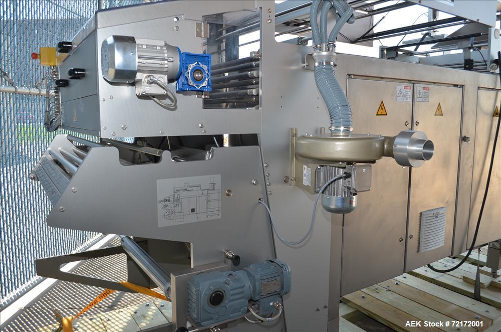 Used- UVA Packaging Vertical Form, Fill, and Seal Machine, Model N400TX