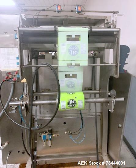 Used Ohlson VFFX-7311 Vertical Form Fill Seal Machine – 100 BPM, Stainless