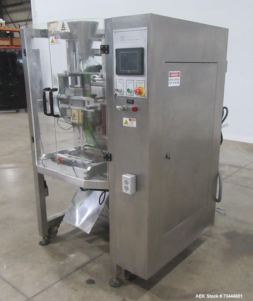 Used Ohlson VFFX-7311 VFFS Bagger – Up to 100 BPM, Stainless Steel for Sale