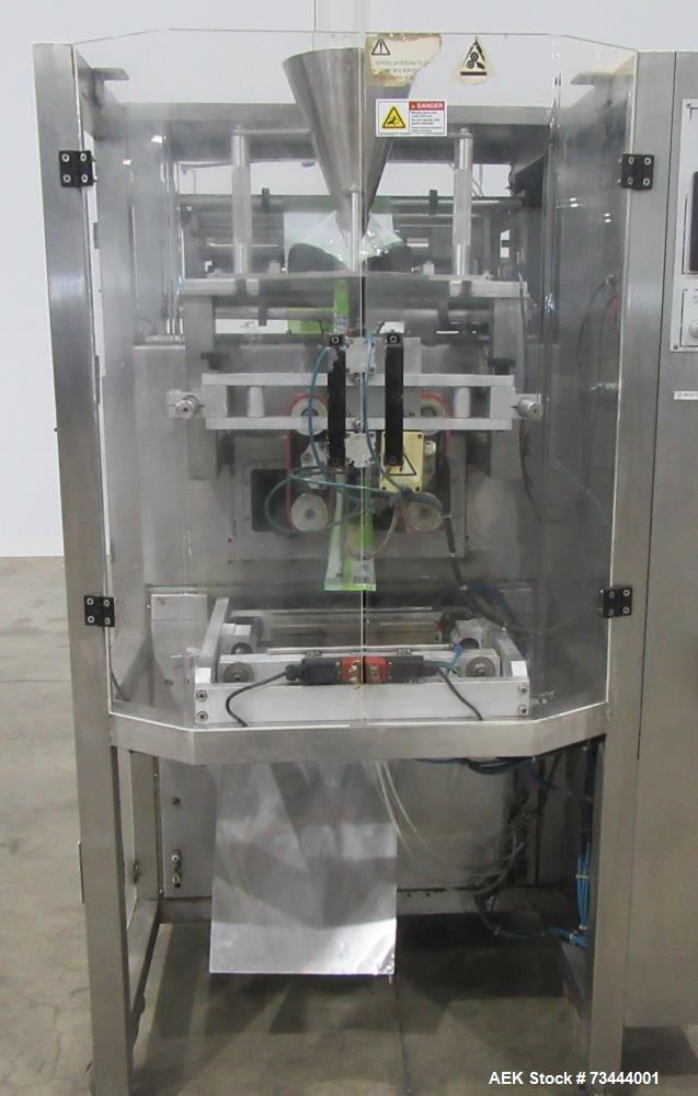 Used Ohlson VFFX-7311 VFFS Bagger – Up to 100 BPM, Stainless Steel for Sale