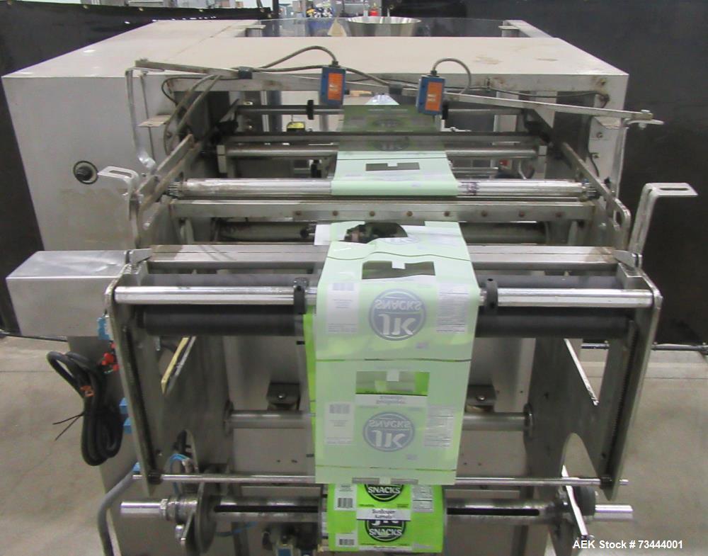 Used Ohlson VFFX-7311 VFFS Bagger – Up to 100 BPM, Stainless Steel for Sale