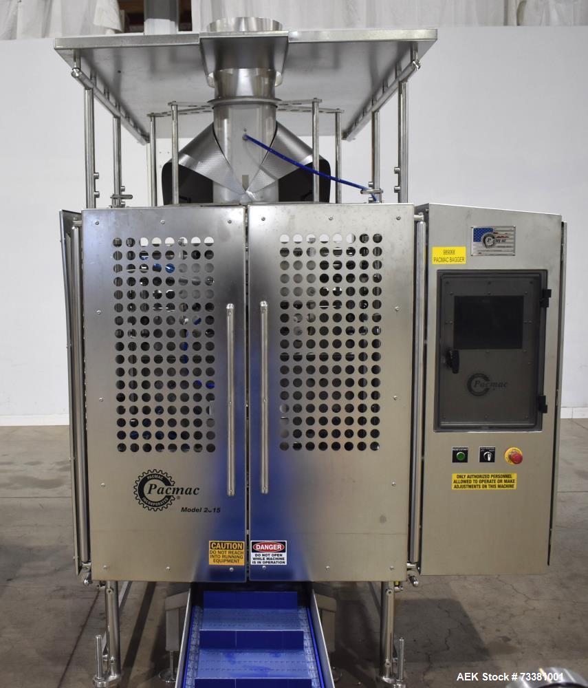Used Pacmac 2015B Vertical Washdown Form Fill & Seal Machine – PLC Controlled