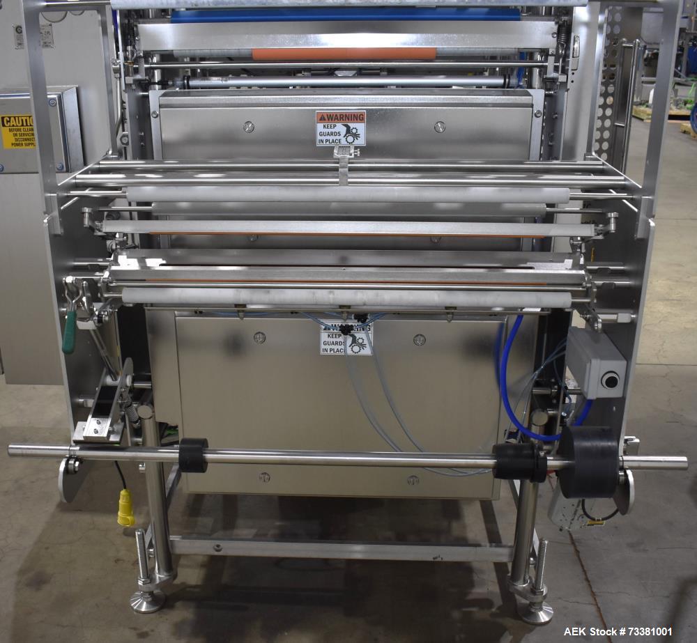 Used Pacmac 2015B Vertical Washdown Form Fill & Seal Machine – PLC Controlled