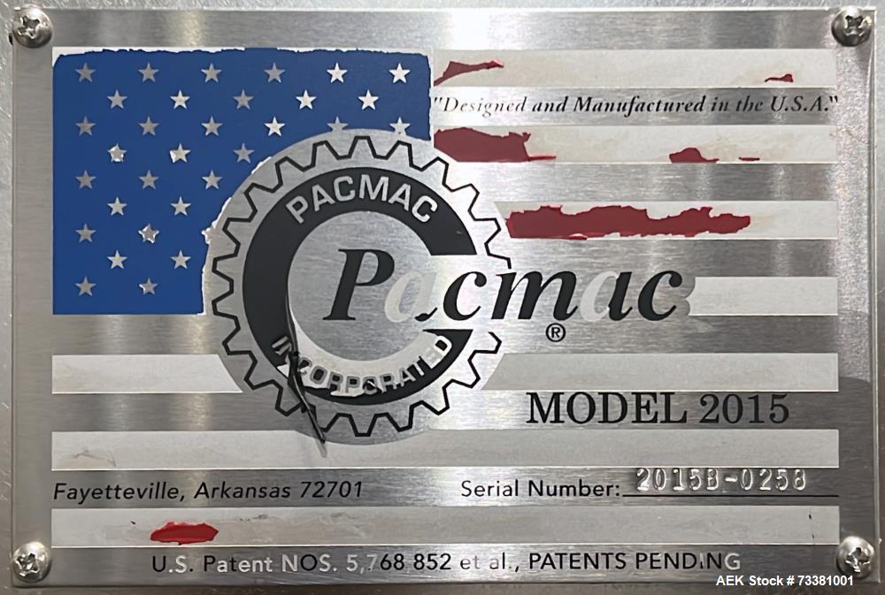 Used Pacmac 2015B Vertical Washdown Form Fill & Seal Machine – PLC Controlled