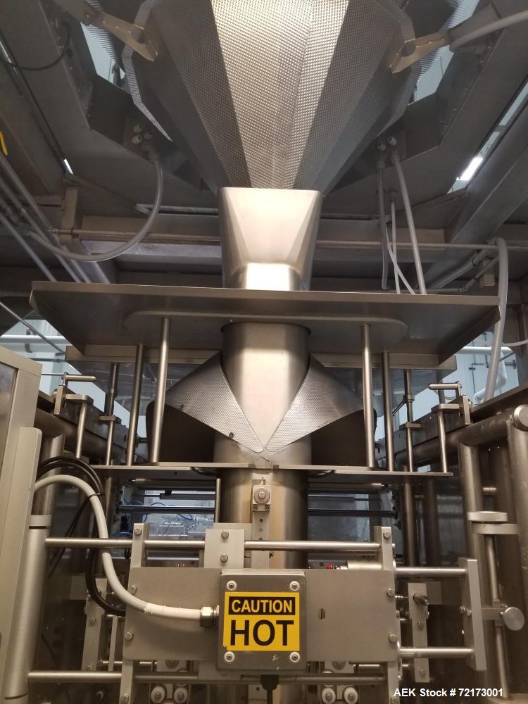 Used 2017 Pacmac 9500B Vertical Form Fill and Seal Machine.