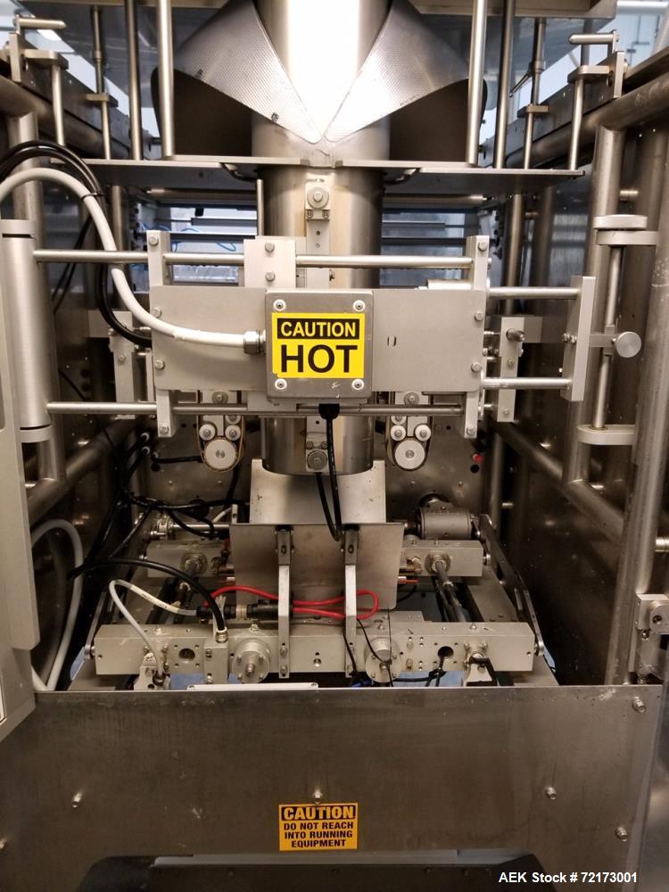 Used 2017 Pacmac 9500B Vertical Form Fill and Seal Machine.