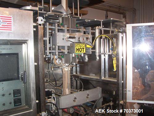 Used Pacmac 9500 Form Fill and Seal Machine.