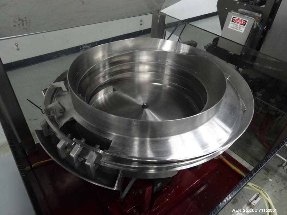 Used Pacmac Model 9500 Vertical Form Fill and Seal Machine Thermazip Slider Zip