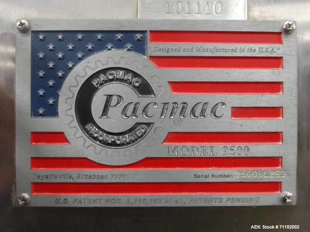 Used Pacmac Model 9500 Vertical Form Fill and Seal Machine