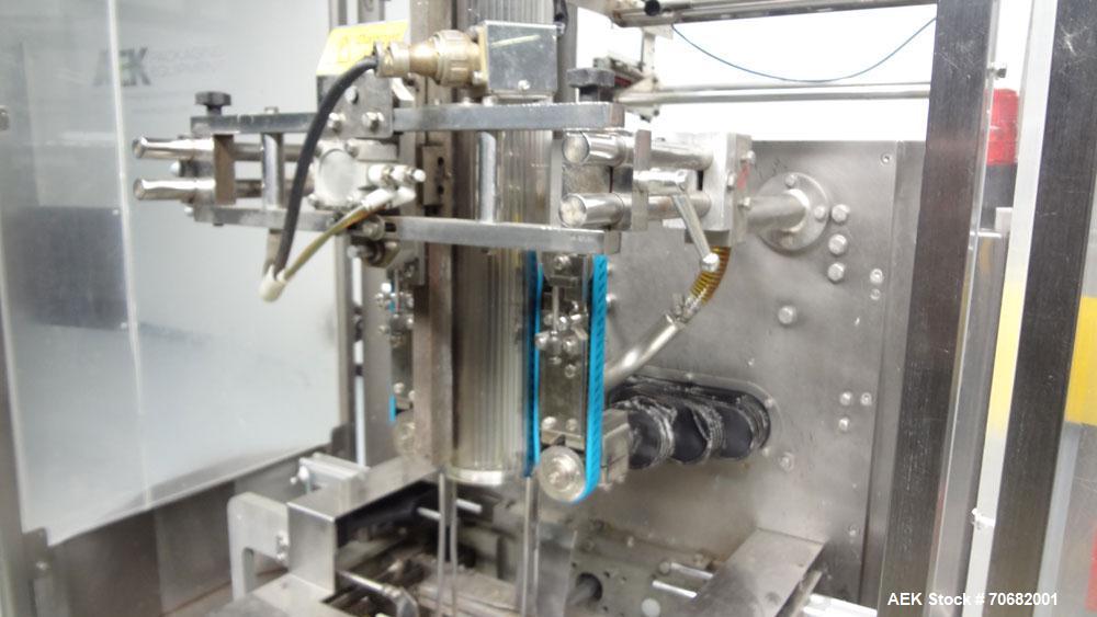Used Sandiacre Model TG400-LX Single Tube Vertical Form, Fill & Seal Machine