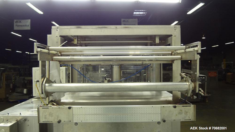 Used Sandiacre Model TG400-LX Single Tube Vertical Form, Fill & Seal Machine