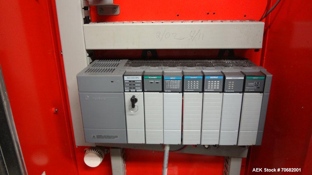 Used Sandiacre Model TG400-LX Single Tube Vertical Form, Fill & Seal Machine