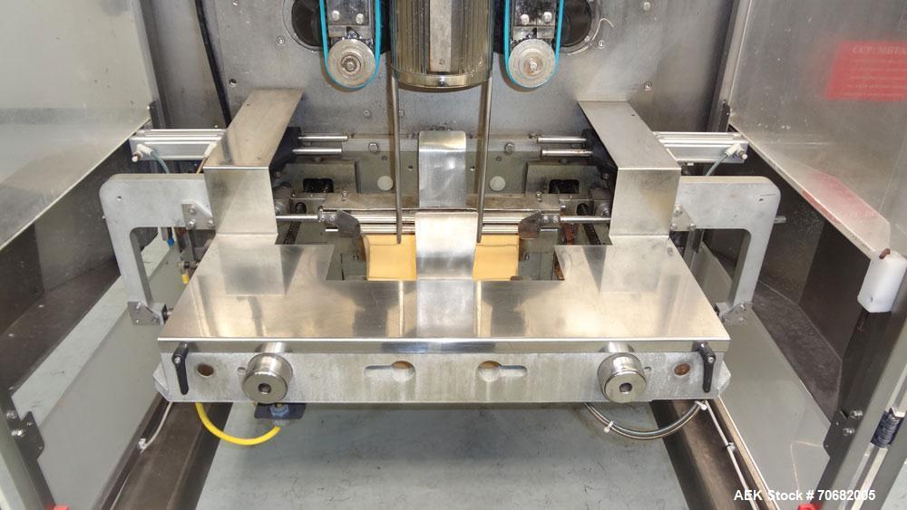 Used Sandiacre Model TG400-LX Single Tube Vertical Form, Fill & Seal Machine