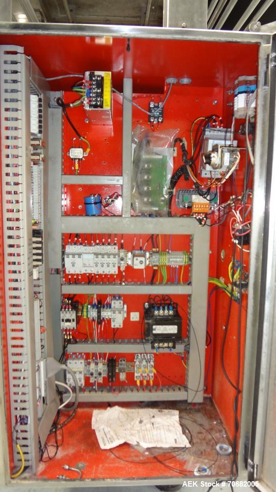 Used Sandiacre Model TG400-LX Single Tube Vertical Form, Fill & Seal Machine