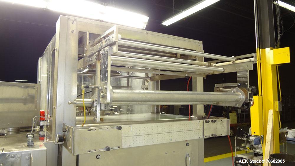 Used Sandiacre Model TG400-LX Single Tube Vertical Form, Fill & Seal Machine