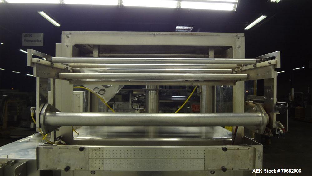 Used Sandiacre Model TG400-LX Single Tube Vertical Form, Fill & Seal Machine.