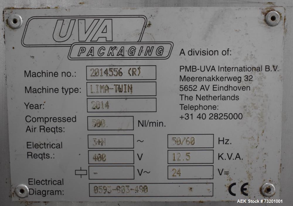 UVA Model Twinner 320 Twin Tube Vertical Form Fill Seal Machine