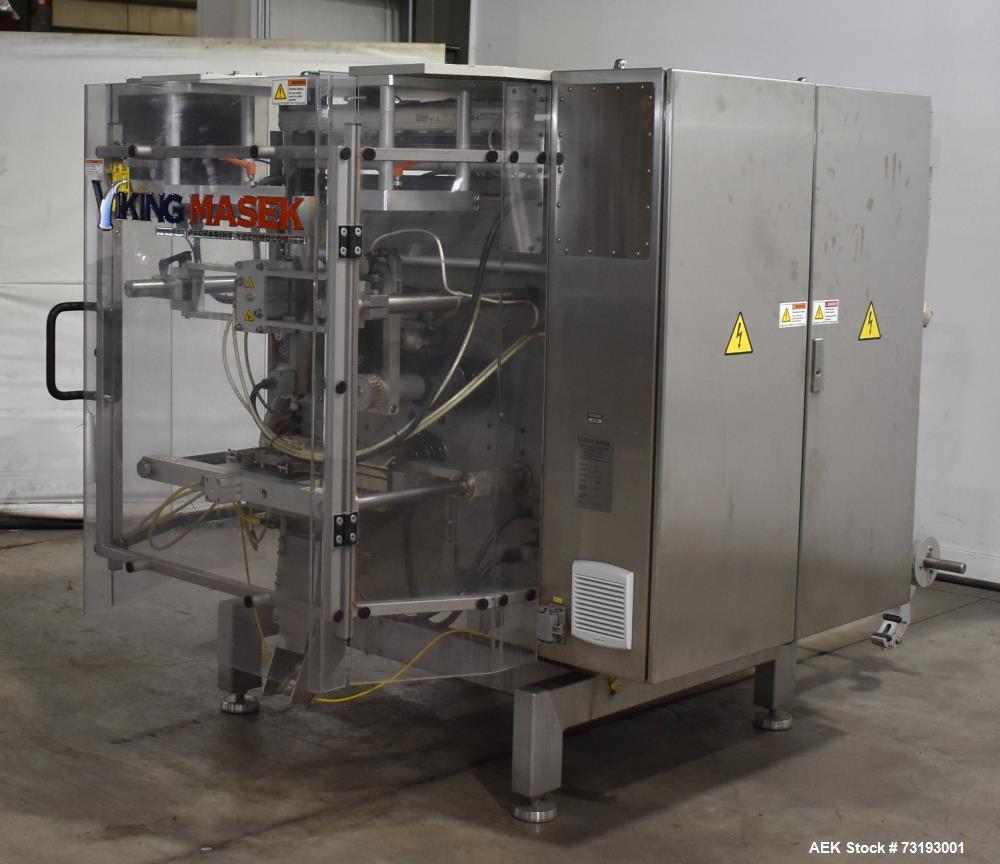 Used Viking Masek M250 Vertical Form Fill Seal Machine with Yamato ADW-314-SD Weigher