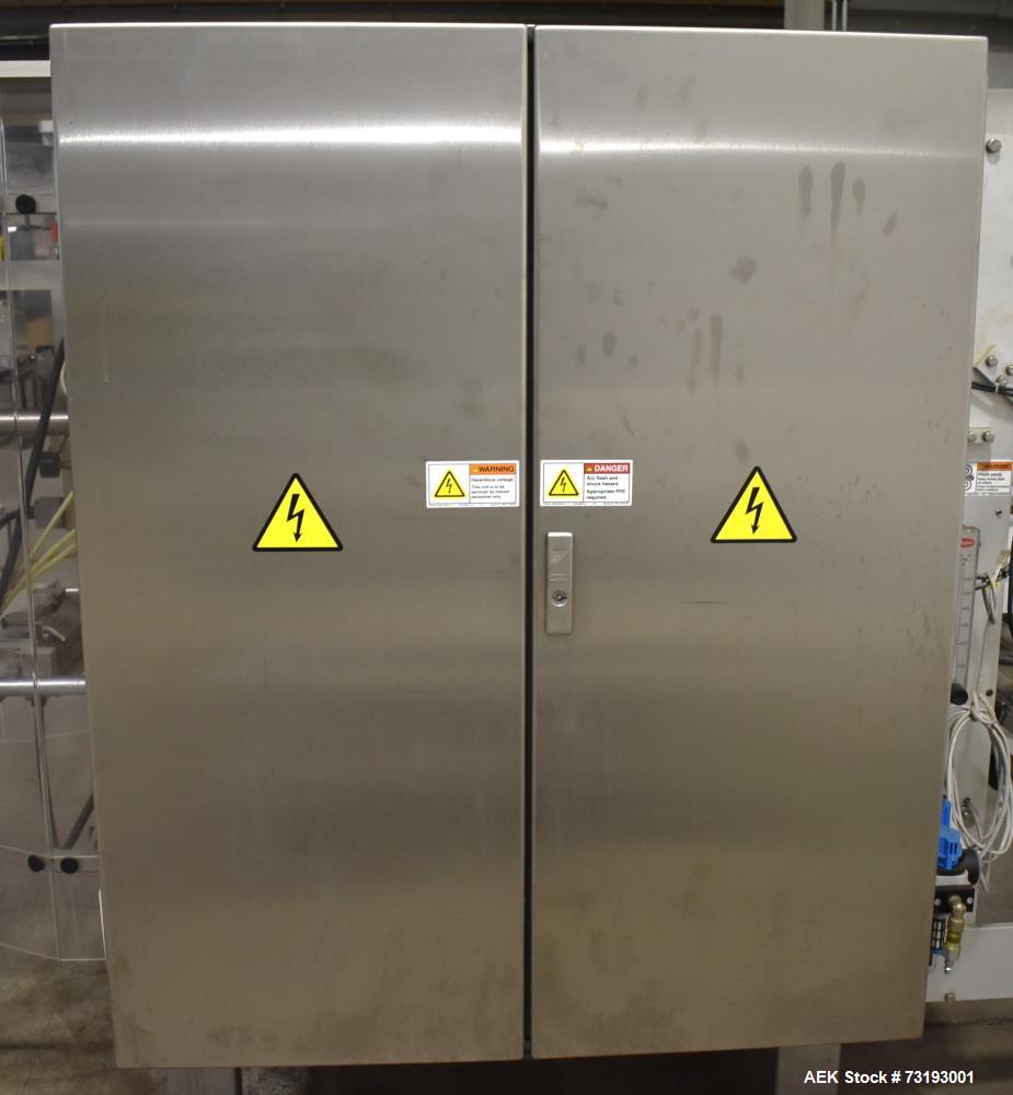 Used Viking Masek M250 Vertical Form Fill Seal Machine with Yamato ADW-314-SD Weigher