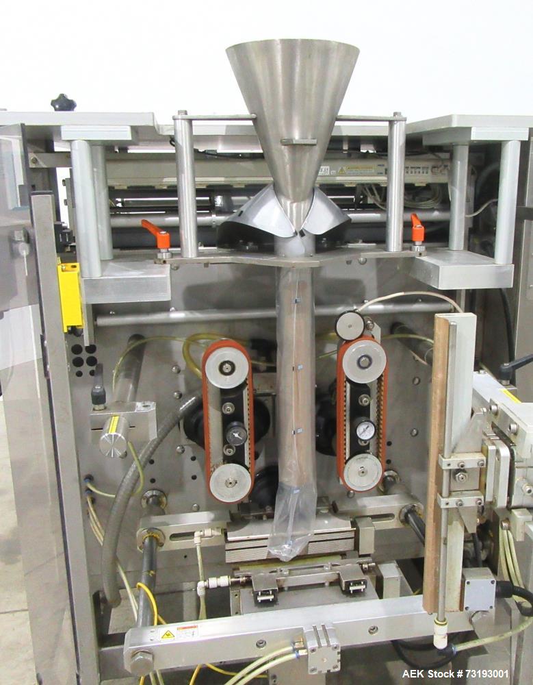 Used Viking Masek M250 Vertical Form Fill Seal Machine with Yamato ADW-314-SD Weigher