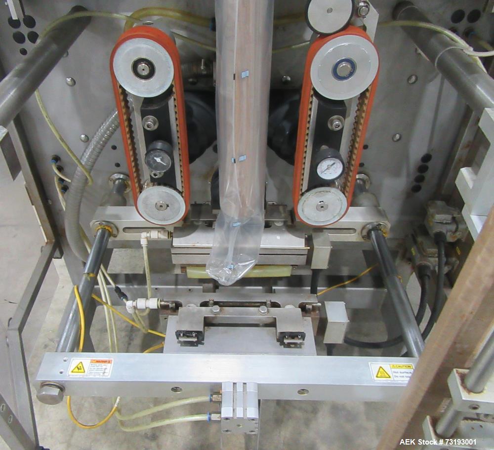 Used Viking Masek M250 Vertical Form Fill Seal Machine with Yamato ADW-314-SD Weigher