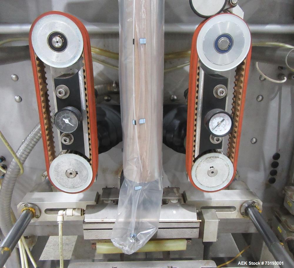 Used Viking Masek M250 Vertical Form Fill Seal Machine with Yamato ADW-314-SD Weigher