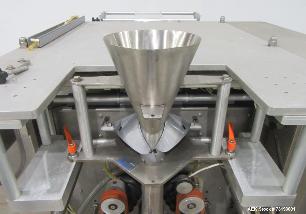 Used Viking Masek M250 Vertical Form Fill Seal Machine with Yamato ADW-314-SD Weigher