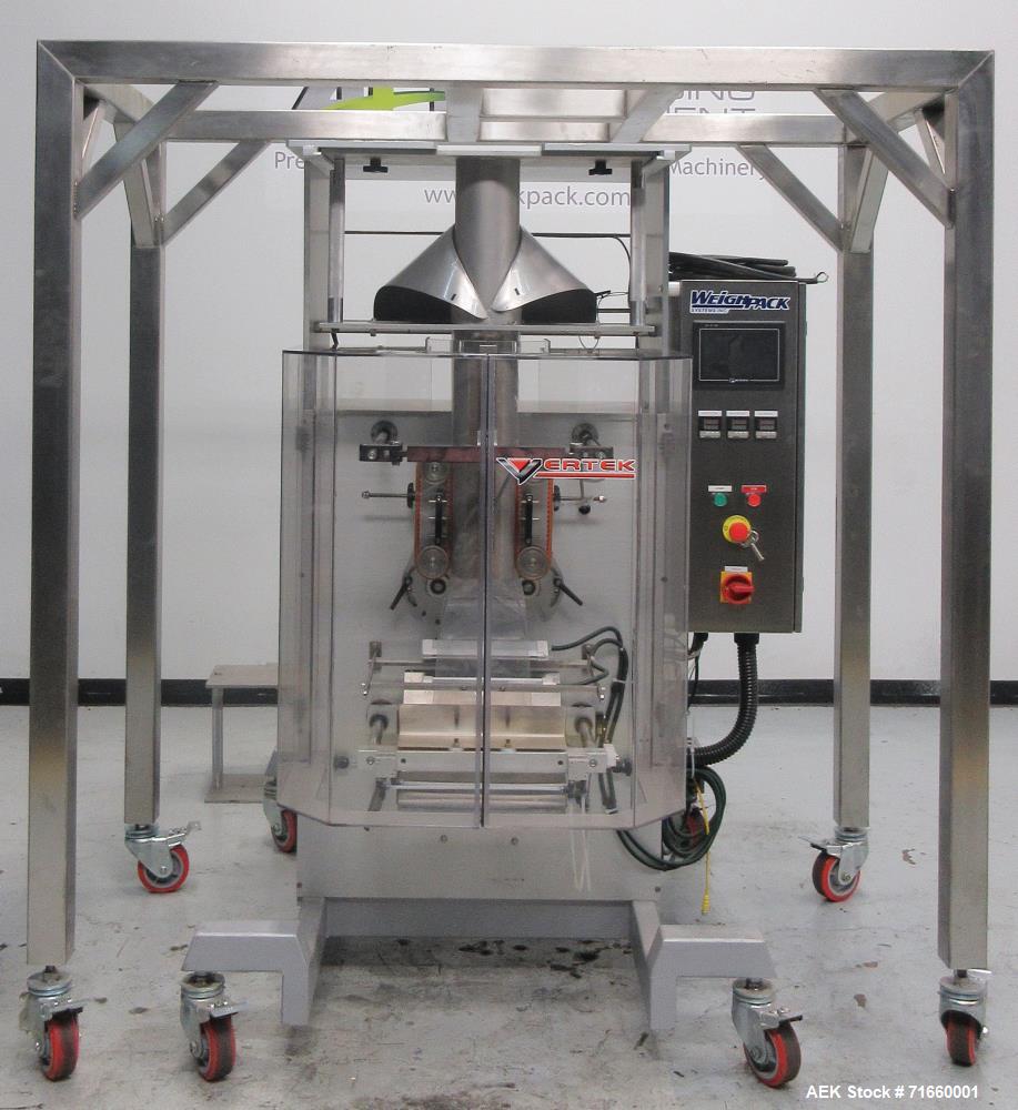 Used WeighPack Systems Model Vertek 1150 LP Vertical Form and Fill Machine