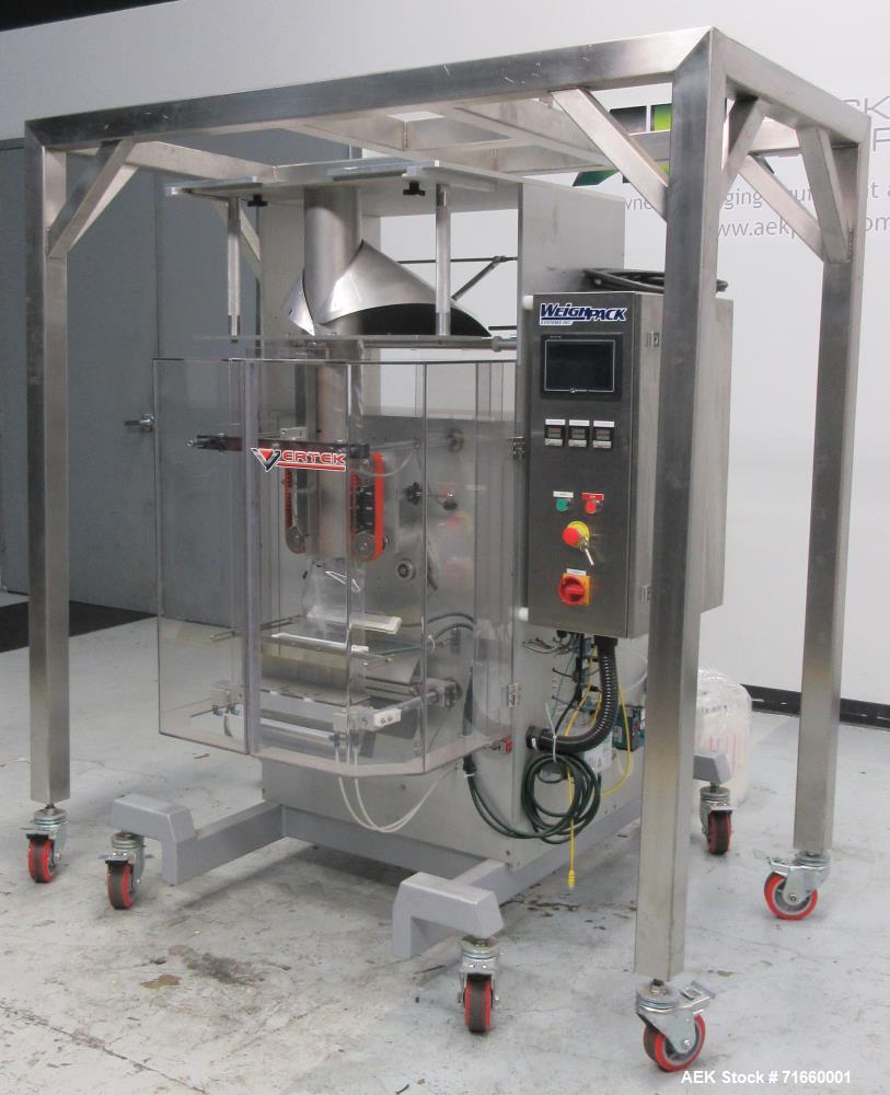 Used WeighPack Systems Model Vertek 1150 LP Vertical Form and Fill Machine