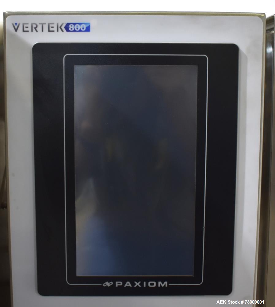 Used Weighpack Systems Model Vertek 800 Vertical Form Fill Seal Bagger. Capable of speeds up to 60 bags per minute (depending on application). Bag size range: up to 8" or 200mm (width) x up to 17.25"...