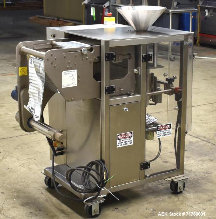 Used- Weighpack Vertek Jr. Vertical Form Fill Seal Machine