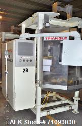 Used- Triangle Vertical Form Fill & Seal Machine, Model B22C/A918H1RN