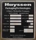 Used Hayssen Ultimax CM-15 HPR Continuous Motion Vertical Washdown Form Fill
