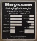 Used- Hayssen Ultimax CM-15 HPR Continuous Motion Vertical Washdown Form Fill