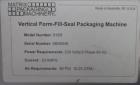Used Matrix Model 916R Vertical Form Fill Seal Machine – 70 CPM, Snack Food Ready