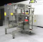 Used Sandiacre Model TG400-LX Single Tube Vertical Form, Fill, & Seal Machine. Capable of up to 60 bags per minute. Has a bag size range of min: 120mm to max: 400 (width) by up to 600mm (length) on a...