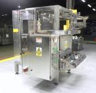 Used Sandiacre Model TG400-LX Single Tube Vertical Form, Fill, & Seal Machine. Capable of up to 60 bags per minute. Has a bag size range of min: 120mm to max: 400 (width) by up to 600mm (length) on a...