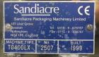 Used Sandiacre Model TG400-LX Single Tube Vertical Form, Fill, & Seal Machine. Capable of up to 60 bags per minute. Has a bag size range of min: 120mm to max: 400 (width) by up to 600mm (length) on a...