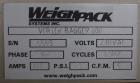 Used Weighpack Systems Model Vertek 800 Vertical Form Fill Seal Bagger. Capable of speeds up to 60 bags per minute (depending on application). Bag size range: up to 8