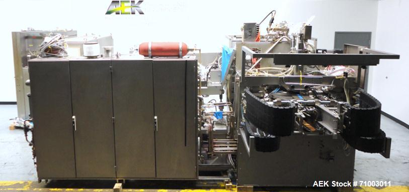 Used Rommelag Model 360M BFS Blow Fill Seal Machine.