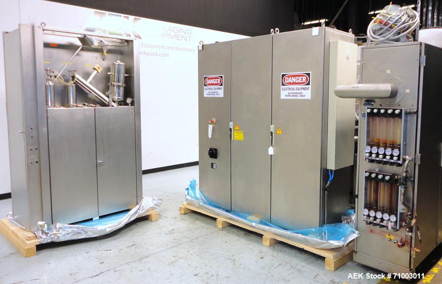 Used Rommelag Model 360M BFS Blow Fill Seal Machine.