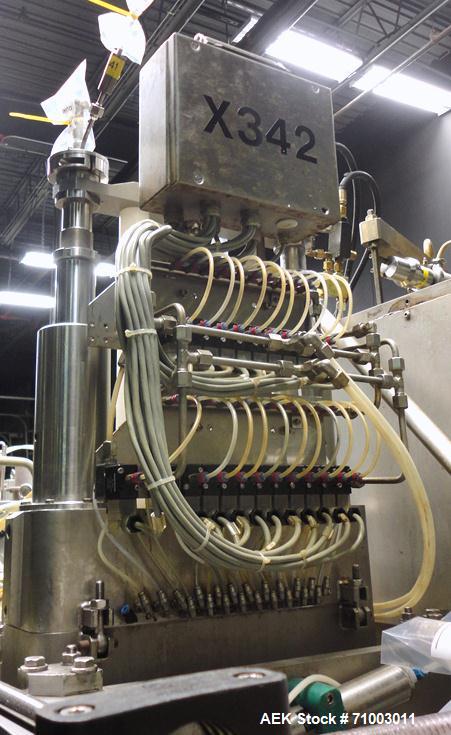 Used Rommelag Model 360M BFS Blow Fill Seal Machine.