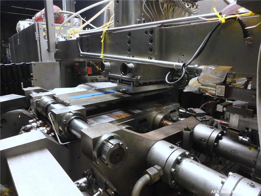 Used Rommelag Model 360M BFS Blow Fill Seal Machine.