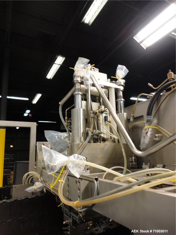 Used Rommelag Model 360M BFS Blow Fill Seal Machine.