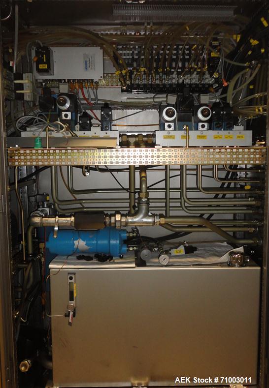 Used Rommelag Model 360M BFS Blow Fill Seal Machine.