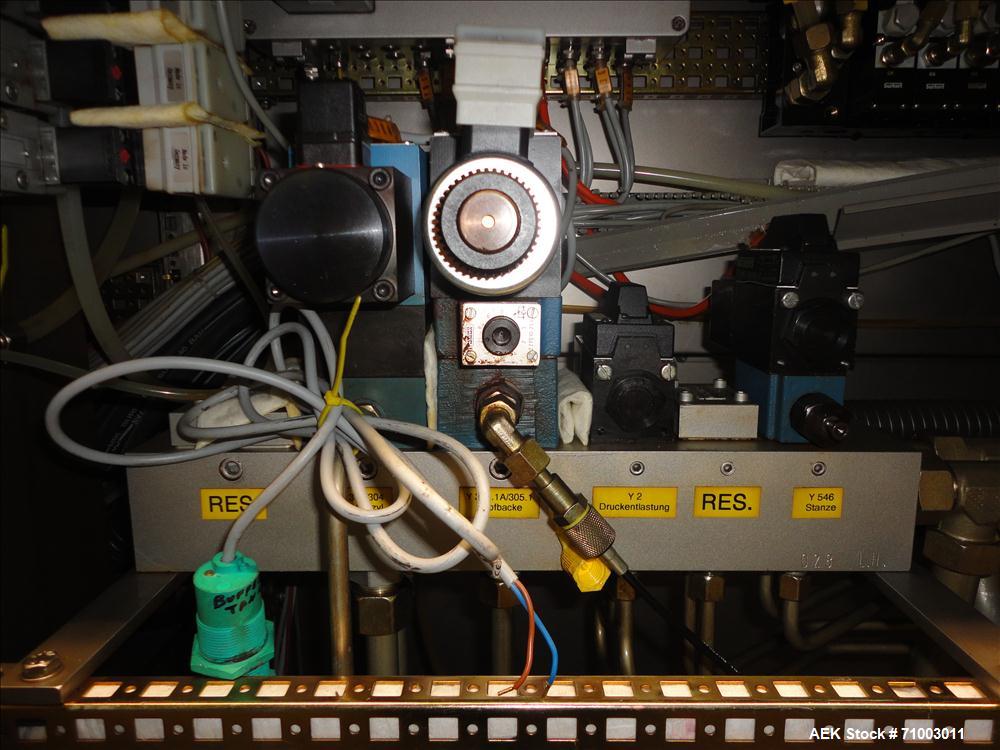 Used Rommelag Model 360M BFS Blow Fill Seal Machine.