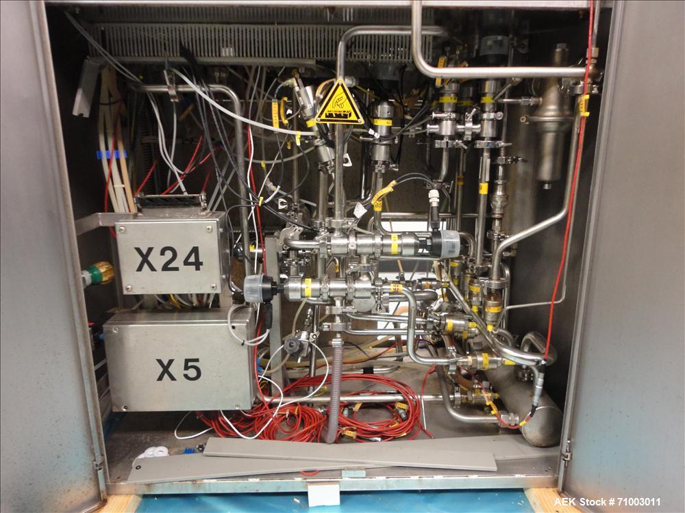 Used Rommelag Model 360M BFS Blow Fill Seal Machine.